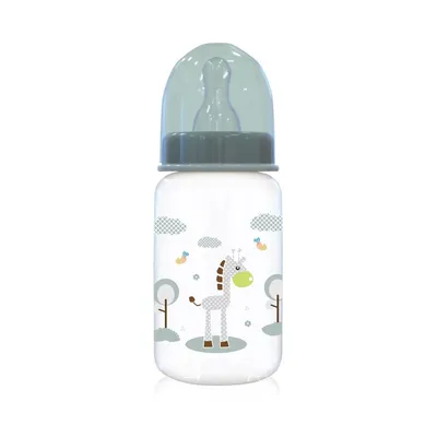 Biberon cu capac pentru +0 luni Mint Green, 125ml, Lorelli