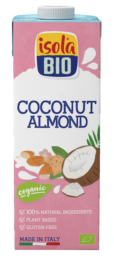 Bautura din nuca de cocos si migdale, 1000ml, Isola Bio