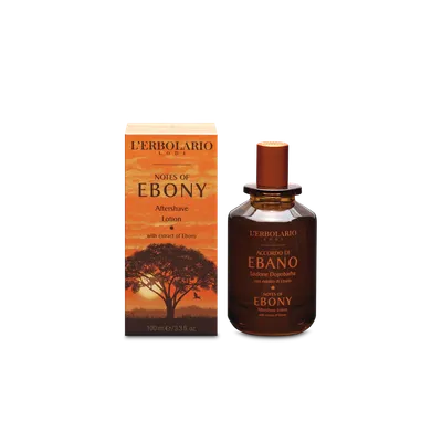 L'Erbolario Lotiune dupa ras Notes Of Ebony, 100ml