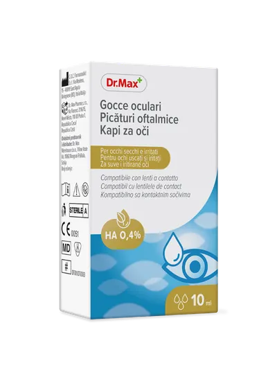 Dr. Max Picaturi oftalmice 0.4% HA, 10ml