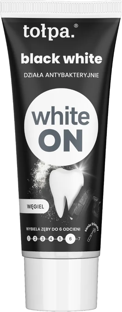 Pasta de dinti pentru albire White ON Black, 20ml, Tolpa