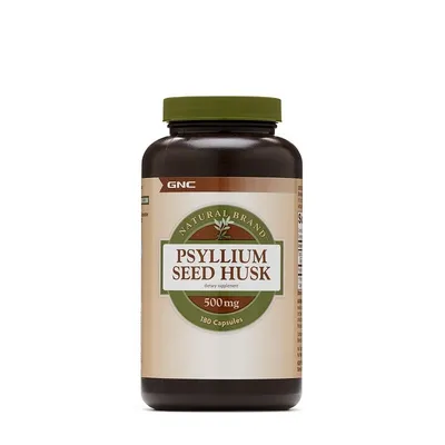 GNC NATURAL BRAND PSYLLIUM SEED HUSK 500 MG 180 CAPSULE