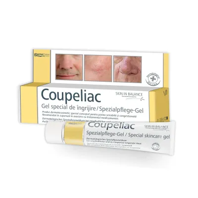 Gel pentru piele sensibila si congestionata Coupeliac, 20 ml, Zdrovit