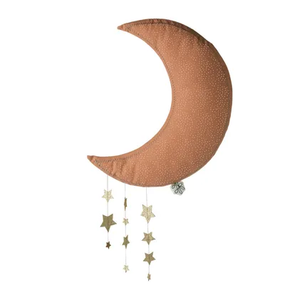 Luna roz cu stelute, 45cm, Picca Loulou