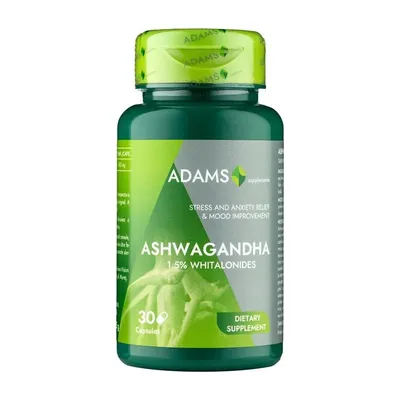Ashwagandha 400mg, 30 capsule, Adams