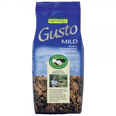 Cafea gusto arabica macinata bio, 250g, Rapunzel