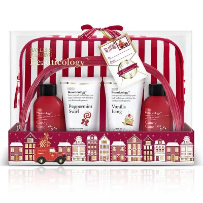 Baylis and Harding Set 5 piese - Trusa cosmetice/ Gel dus 100ml/ Sapun lichid 100ml/Lotiune corp 50ml/ Crema de maini