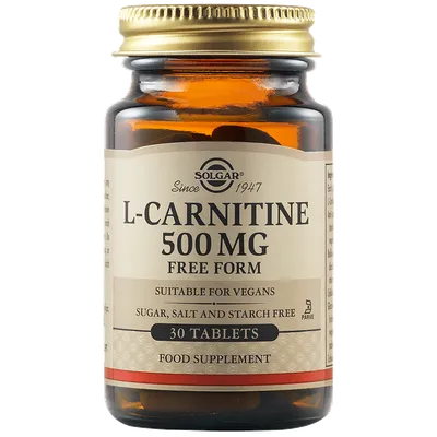 L-Carnitina, 30 tablete, Solgar