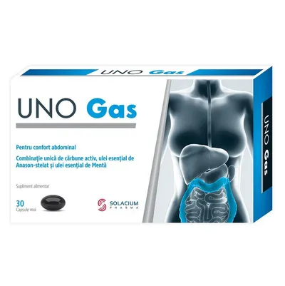 Uno Gas, 30 capsule, Solacium