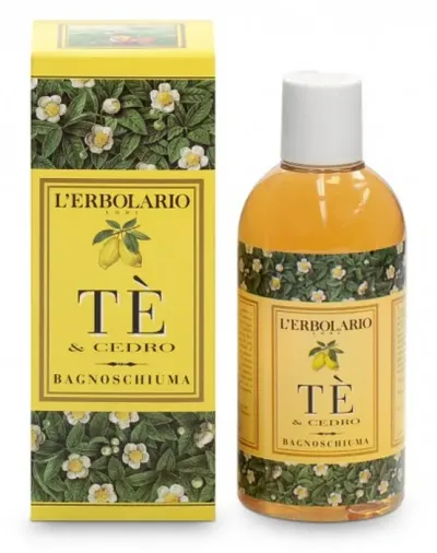 L'Erbolario Tea & Cedar Gel de dus, 50ml