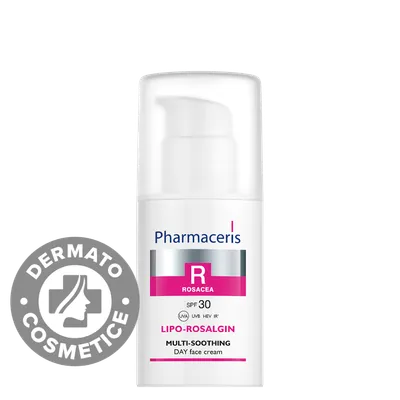 Crema de zi calmanta pentru ten uscat SPF30 Lipo-Rosalgin R, 30ml, Pharmaceris