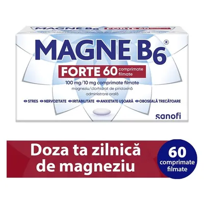 MAGNE B6 FORTE 100MG/10MG 60 COMPRIMATE FILMATE OPELLA
