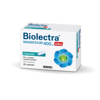 Biolectra Magnesium 400 mg Ultra, 20 capsule, Hermes