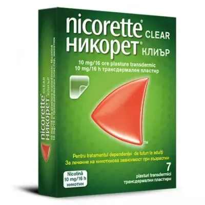 Nicorette Clear, 10 mg/16 h, McNeil