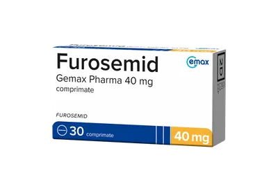 Furosemid 40mg, 30 comprimate, Gemax