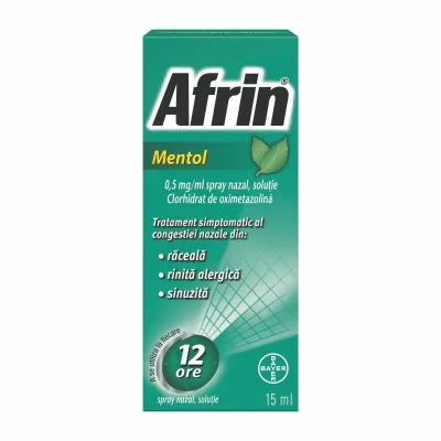 Afrin Mentol spray nazal, solutie