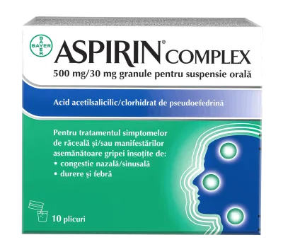 Aspirin Complex, 500 mg/30 mg, Bayer