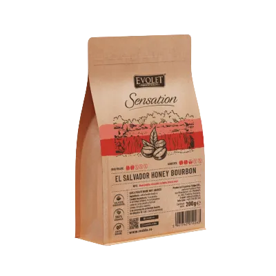 Cafea boabe El Salvador Honey Burbon, 200g, Evolet