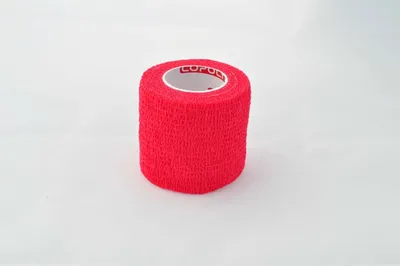 Bandaj autoadeziv 5cm x 4,5m, rosu, Copoly