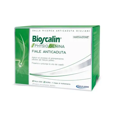 Tratament revitalizant impotriva caderii parului Physiogenina, 10 fiole, Bioscalin