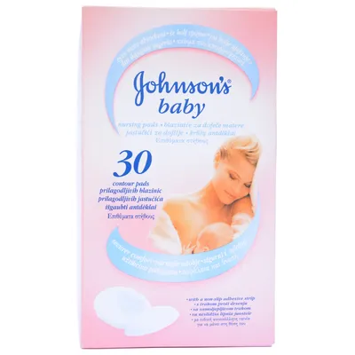 Tampoane absorbante pentru san Johnson's Baby, 30 bucati, Johnson&Johnson