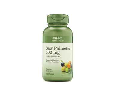 GNC HERBAL PLUS SAW PALMETTO 500 MG 90 CAPSULE