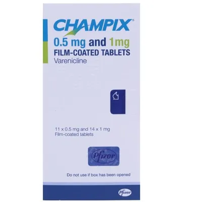Champix 0.5mg x 11cpr.film +1mg x 14cp.film