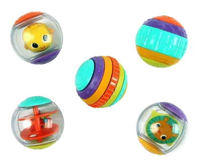 Jucarie Zguduie, roteste si descopera, 5 bucati, Bright Starts