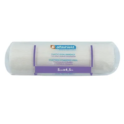 Bandaj elastic, 5 cm x 4.5 m, 1 bucata, Alfashield