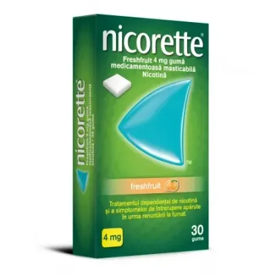 Guma Nicorette Freshfruit guma, 4 mg, McNeil