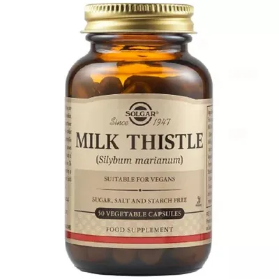 SOLGAR MILK THISTLE 100MG 50 CAPSULE