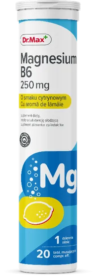Dr.Max Magnesium B6 250mg, 20 comprimate efervescente