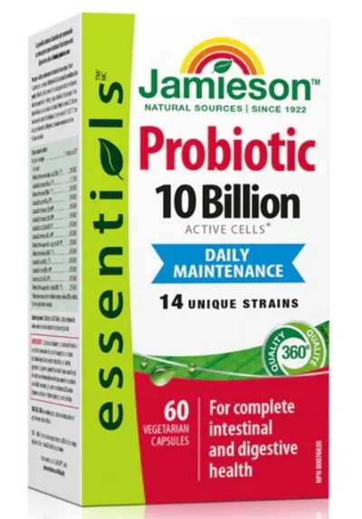 JAMIESON PROBIOTIC 10 MILIARDE 60 CAPSULE 9012
