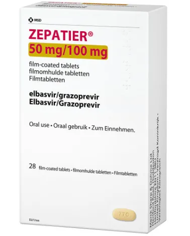 Zepatier 50mg/100mg, 28 comprimate filmate, MSD