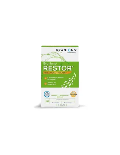 LGN Restor Omega-3, Magneziu și Seleniu, 60 capsule, Granions