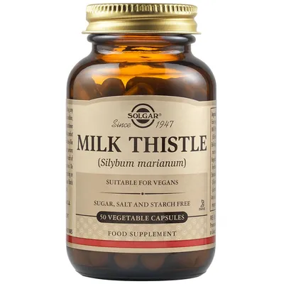 Silimarina Milk Thistle, 50 capsule, Solgar