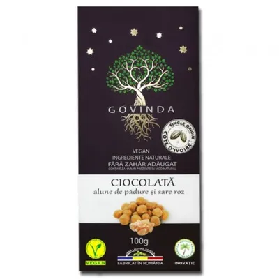 GOVINDA Ciocolata Alune & Sare x 100g