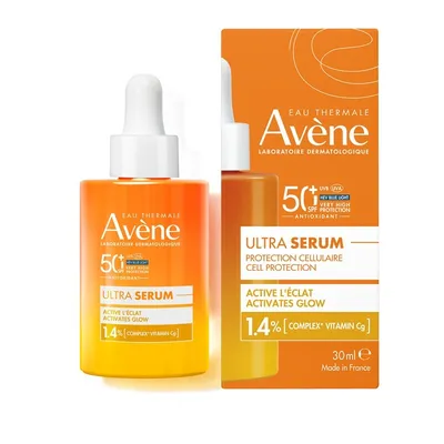 AVENE ULTRA SERUM SPF50+ CU EFECT DE LUMINOZITATE 30 ML
