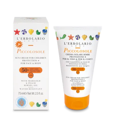 L'Erbolario Crema solara pentru copii Piccolosole SPF50+, 75ml
