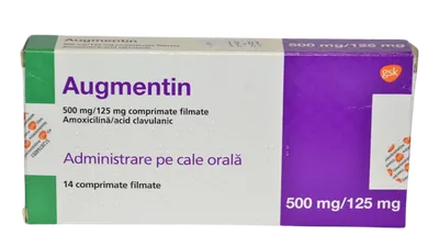 Augmentin 500mg /125mg x 14 comprimate filmate