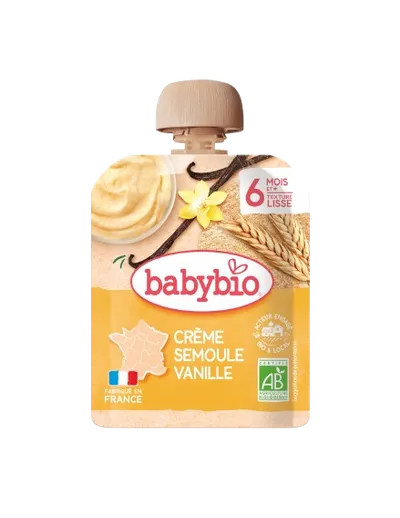 Crema de gris si vanilie Bio, 85g, BabyBio