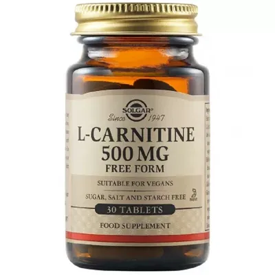 SOLGAR MAX L-CARNITINE 500MG 30 TABLETE
