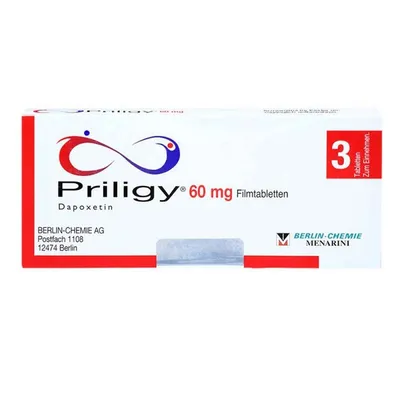 Priligy 60mg, 3 comprimate filmate, Berlin-Chemie