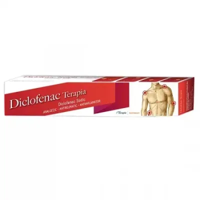Diclofenac crema, 10 mg/g, Terapia