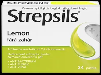 STREPSILS LEMON FARA ZAHAR 36 CAPSULE