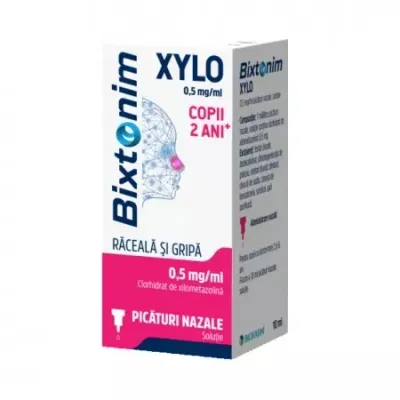 Bixtonim Xylo picaturi nazale 0.05%, 10 ml, Biofarm
