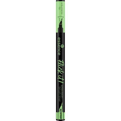 Tus de ochi rezistent la apa precision Nuanta 01 Black Flick it!, 0.5 ml, Essence