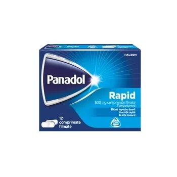Panadol Rapid 500 mg, 12 comprimate filmate, Haleon