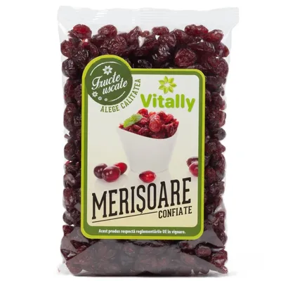 Merisoare confiate, 250 g, Vitally