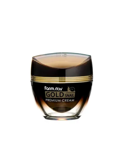 Crema de fata premium cu mucina de melc si aur Gold, 50ml, Farmstay